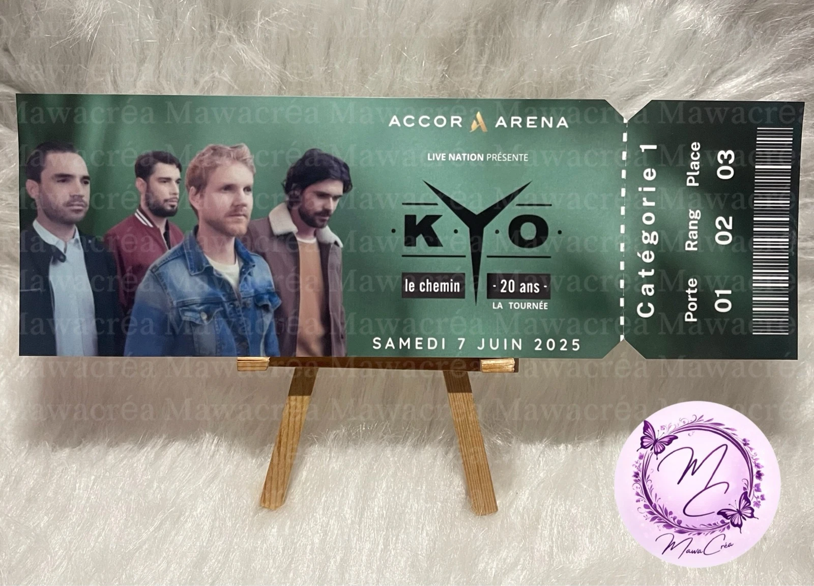 Ticket souvenir KYO